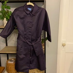 Vera Wang purple lightweight coat